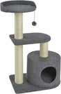 Kradsemiljø Ebony 61,5x35x86 grå/hvid - Maxi Zoo Danmark