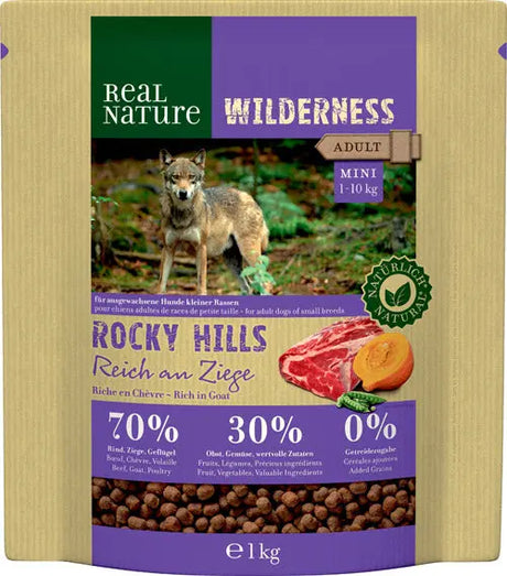 Adult Wilderness Rocky Hills Mini 1 kg - Maxi Zoo Danmark