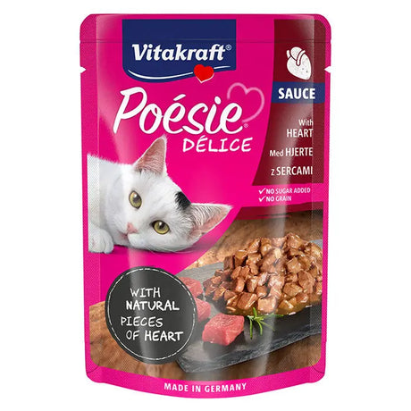 Adult Poésie Délice Sauce, pouch hjerte 85 g - Maxi Zoo Danmark
