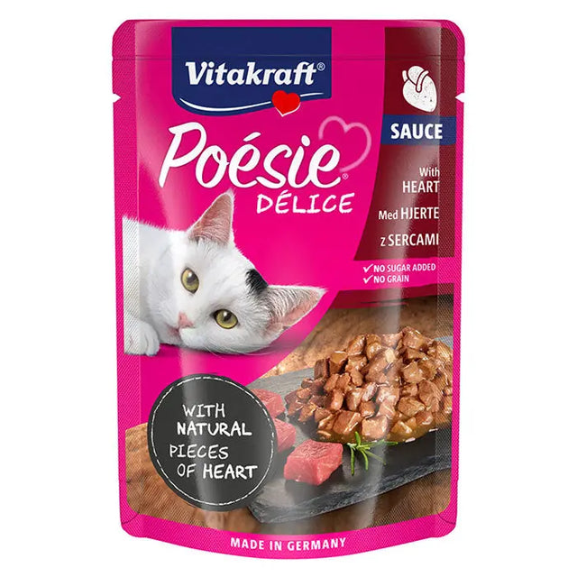 Adult Poésie Délice Sauce, pouch hjerte 85 g - Maxi Zoo Danmark
