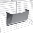 Plastik høhækblå, grøn eller sølv 26x26x10 - Maxi Zoo Danmark