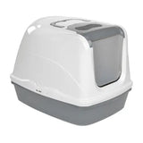 Kattetoilet Clean Cat m/si 43x57x45 cm mørkegrå - Maxi Zoo Danmark