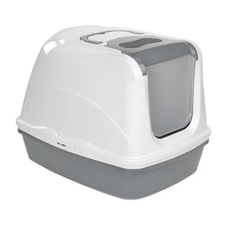 Kattetoilet Clean Cat m/si 43x57x45 cm mørkegrå - Maxi Zoo Danmark