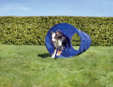 Agility tunnel 250x60 cm blå - Maxi Zoo Danmark