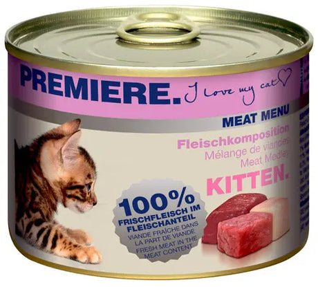 Kitten Meat Menu, dåse kødmix 200 g PREMIERE