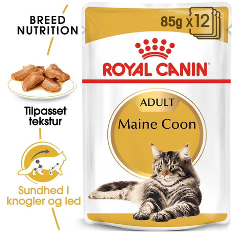 Adult Paté, menuboks pouch Maine Coon 12x85 g - Maxi Zoo Danmark