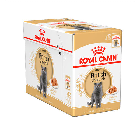 Adult Paté, menuboks pouch British Shorthair 12x85 g - Maxi Zoo Danmark