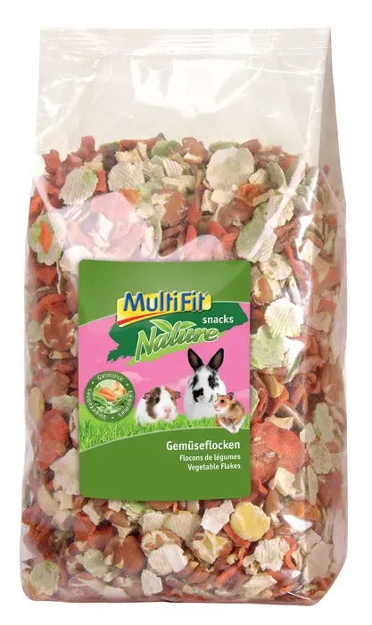 Grønsagsflager 750 g - Maxi Zoo Danmark