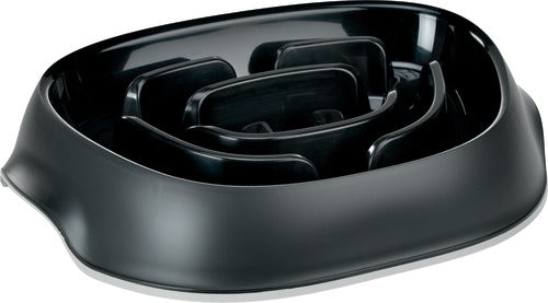 Plastikskål slowfeeder Blacky700 ml sort - Maxi Zoo Danmark