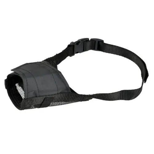 Sikkerheds Muzzle Nylon 14x32 cm brun - Maxi Zoo Danmark