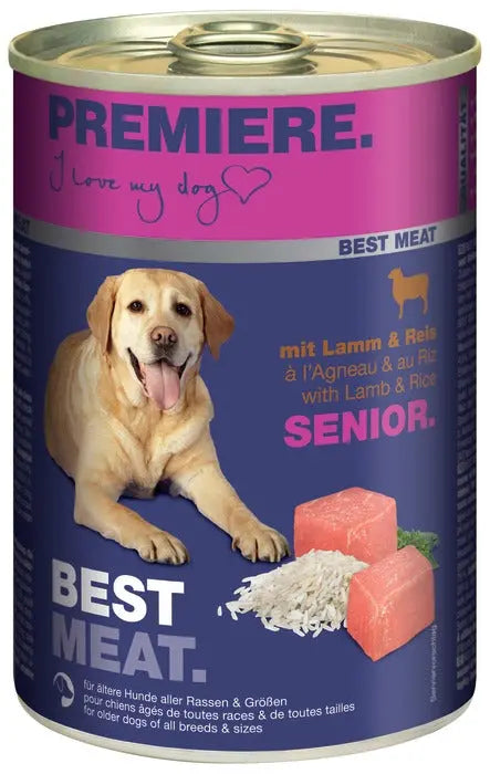 Senior Best Meat, dåse lam & ris 400 g - Maxi Zoo Danmark