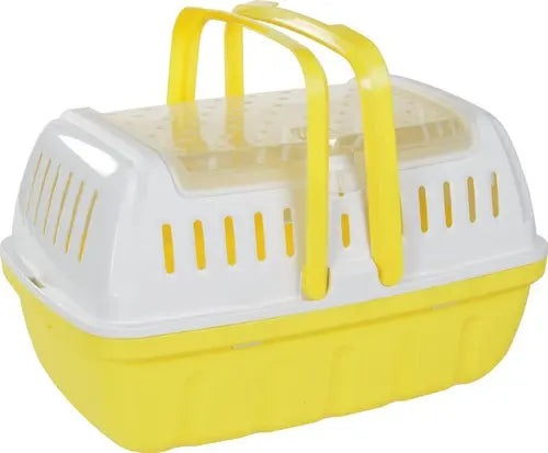 Transportboks 40x26x23 cm gul - Maxi Zoo Danmark
