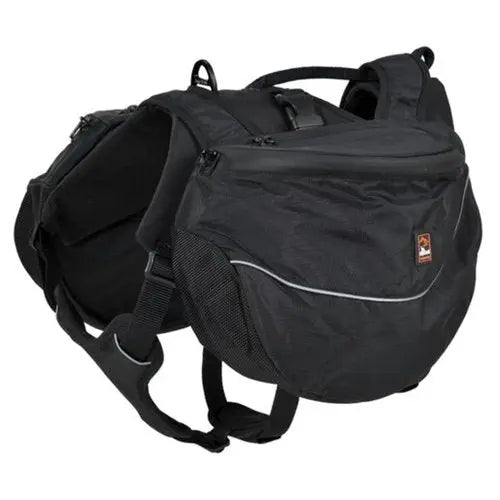 Trekking sele m/lommer L 69-81 cm, sort DOGS CREEK