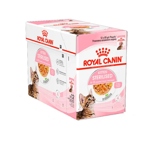 Kitten Jelly menuboks pouch sterilised 12 x 85 g - Maxi Zoo Danmark