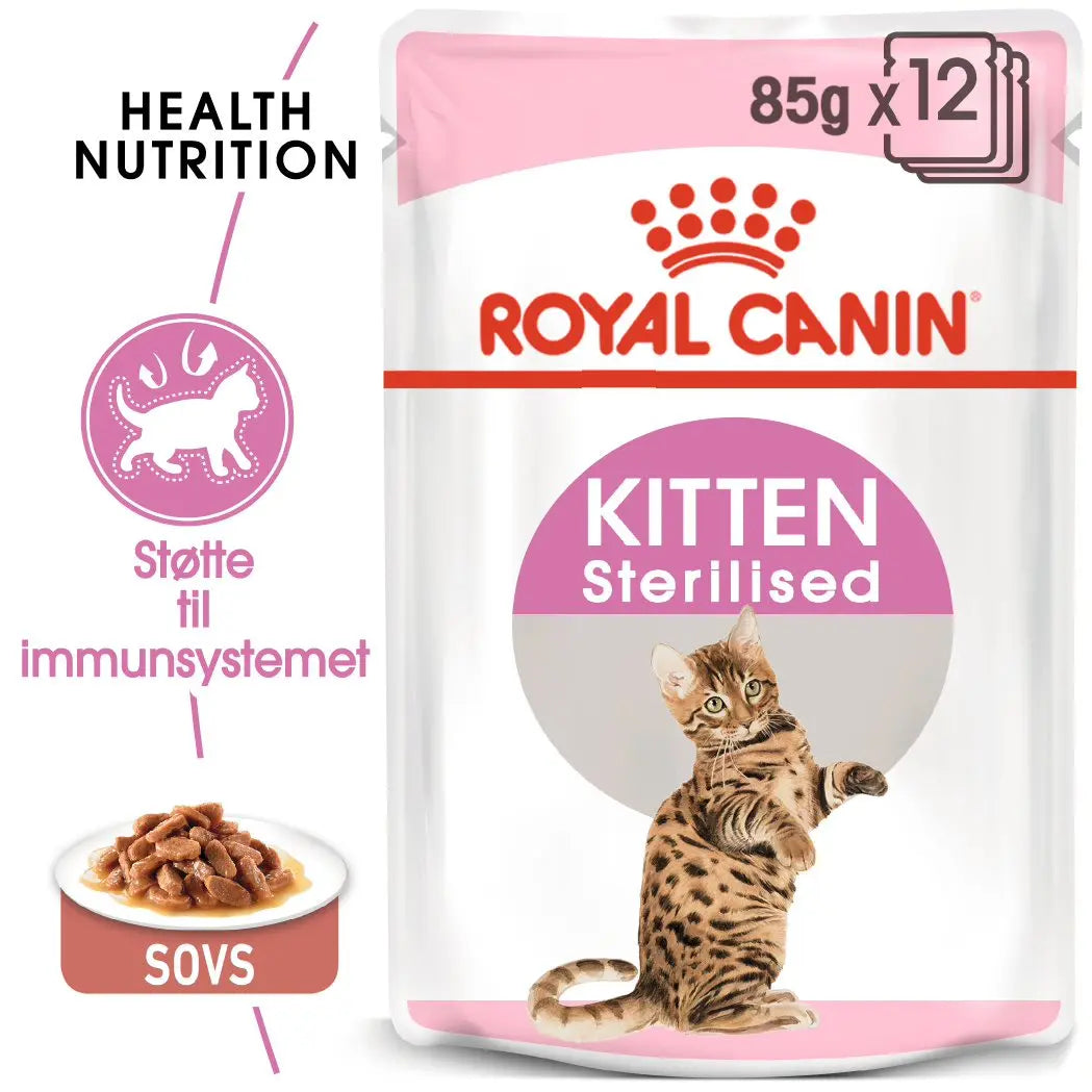 Kitten Gravy menuboks pouch sterilised 12 x 85 g - Maxi Zoo Danmark