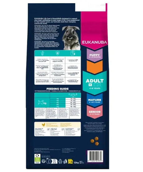 Adult Active small kylling 12 kg EUKANUBA