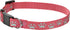 Nylonhalsbånd Refleks Paw 19-30 cm pink