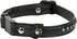 Kunstlæder halsbånd Strass 19-30 cm sort - Maxi Zoo Danmark