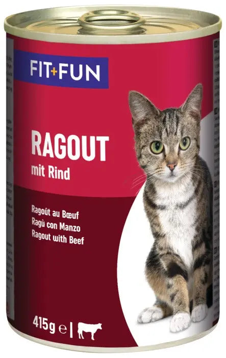 Adult ragout, dåse okse 415 g - Maxi Zoo Danmark