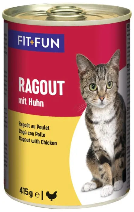 Adult ragout, dåse kylling 415 g - Maxi Zoo Danmark