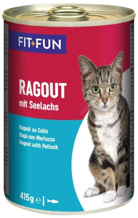 Adult ragout, dåse laks 415 g - Maxi Zoo Danmark