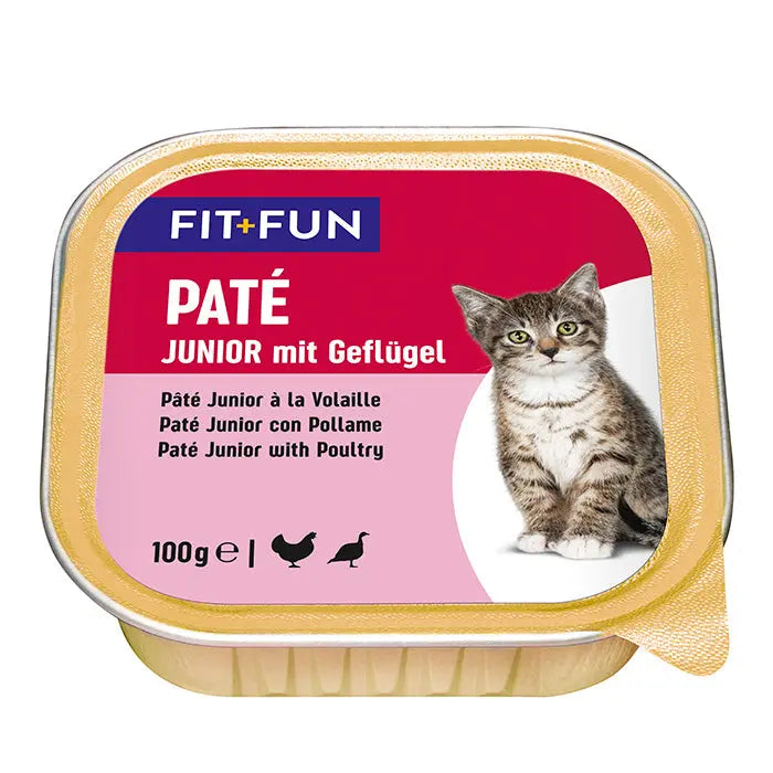 Junior paté, alu-bakke fjerkræ 100 g FIT+FUN