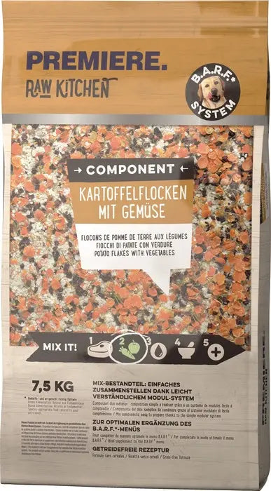Raw Kitchen comp 2 kartofler m/ grønt 7,5 kg - Maxi Zoo Danmark
