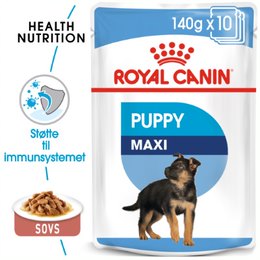Puppy Maxi menu10x140g - Maxi Zoo Danmark