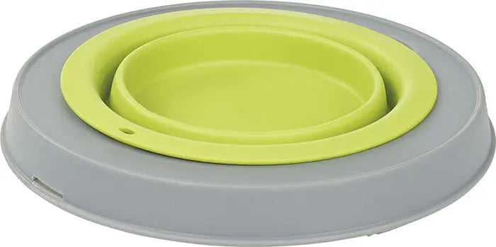 Siliconeskål m/stander foldbart 1000 ml - Maxi Zoo Danmark