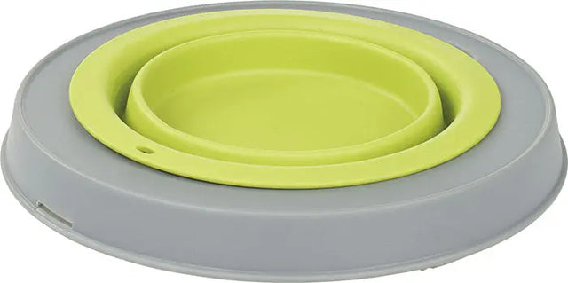 Siliconeskål m/stander foldbart 1000 ml - Maxi Zoo Danmark