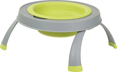 Siliconeskål m/stander foldbart 1000 ml - Maxi Zoo Danmark