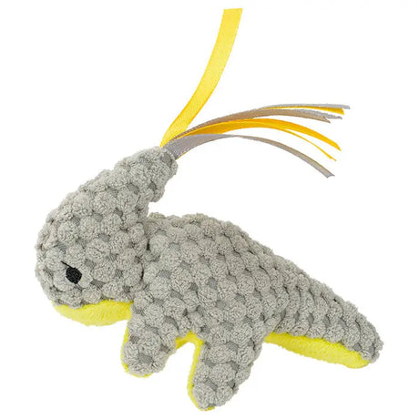 Dino m/fjeder 13 cm ass farve - Maxi Zoo Danmark