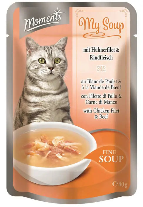 Moments Adult Soup Oksefilet 40 g - Maxi Zoo Danmark