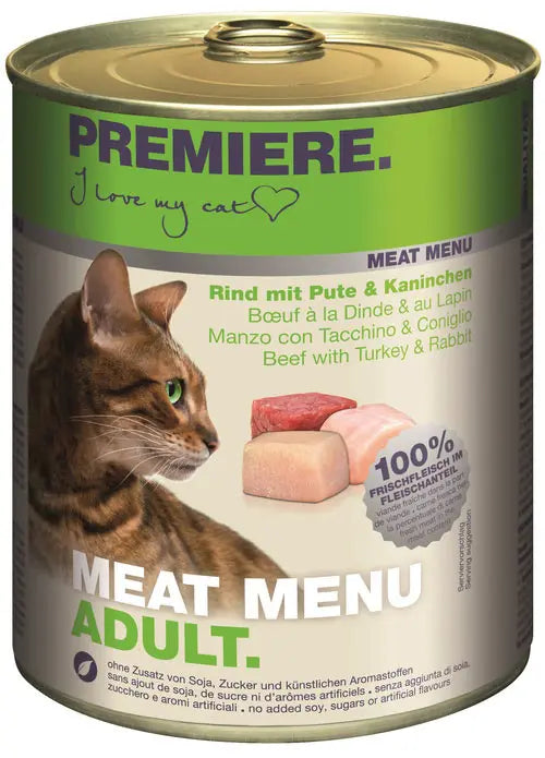 Adult Meat Menu okse, kalkun & kanin 800 g - Maxi Zoo Danmark