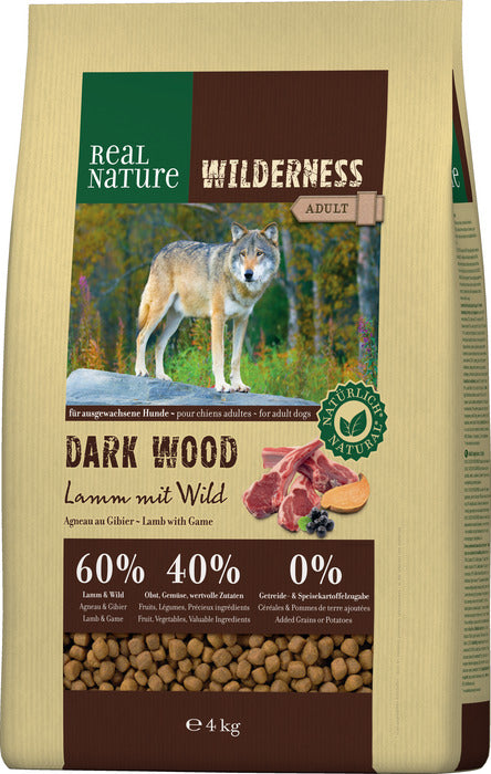 Adult Wilderness Dark Wood lam 4 kg - Maxi Zoo Danmark