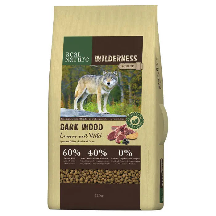 Adult Wilderness Dark Wood lam 12 kg - Maxi Zoo Danmark