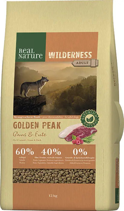 Adult Wilderness Golden Peak gås 12 kg - Maxi Zoo Danmark