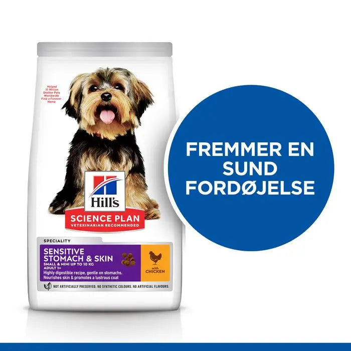 Adult Small & Mini Sensitive Stomach & skin 1,5 kg - Maxi Zoo Danmark