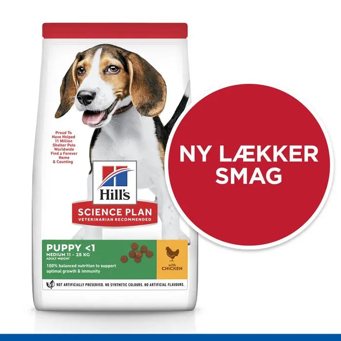Puppy Medium kylling 14 kg - Maxi Zoo Danmark