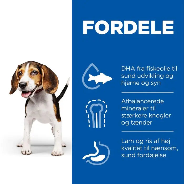 Puppy Medium lam og ris 14 kg - Maxi Zoo Danmark