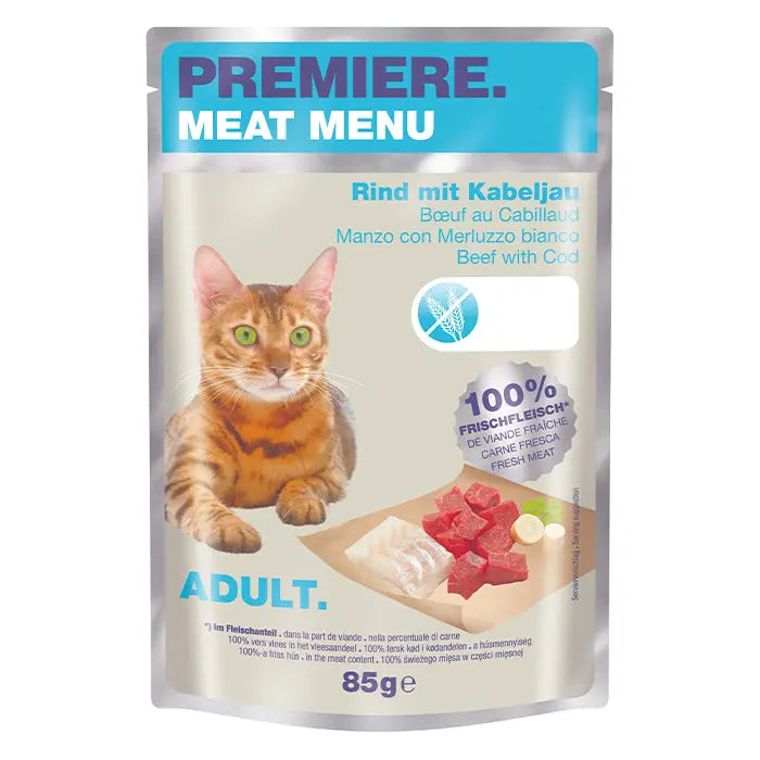 Adult Meat Menu torsk 85 g - Maxi Zoo Danmark