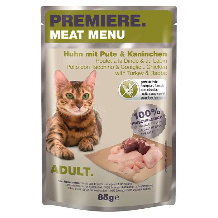 Adult Meat Menu kanin 85 g - Maxi Zoo Danmark