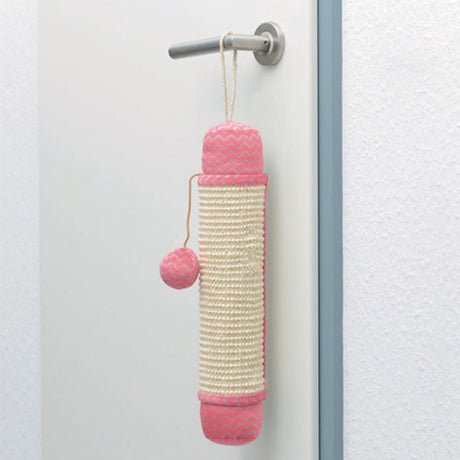 Kradserulle Ivory38 x ø7 cm ass pink/grøn - Maxi Zoo Danmark