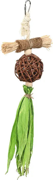 Wicker ball Ø 8 cm - Maxi Zoo Danmark