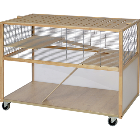 Gnaverbur Deluxe m/hjul 105x69x60 cm 27,8 kg - Maxi Zoo Danmark
