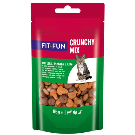 Godbidder Crunchy Mix kalkun,and,hjort 65 g - Maxi Zoo Danmark