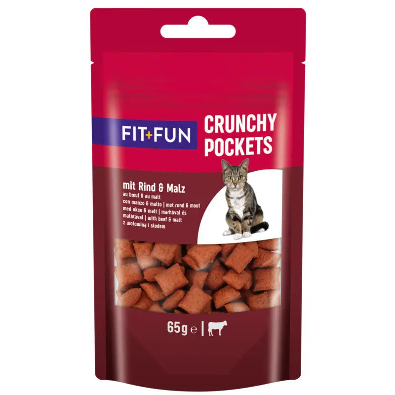 Godbidder Crunchy Pocket okse, malt 65 g - Maxi Zoo Danmark