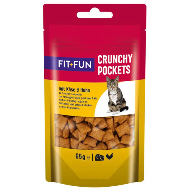 Godbidder Crunchy Pocket ost, kylling 65 g - Maxi Zoo Danmark