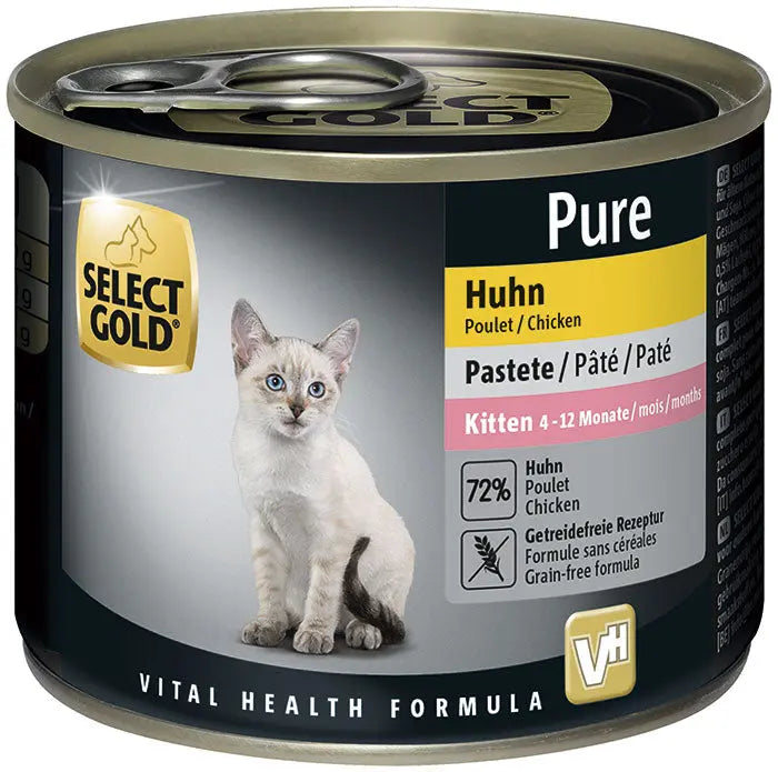 Kitten Pure, dåse kylling 200 g - Maxi Zoo Danmark
