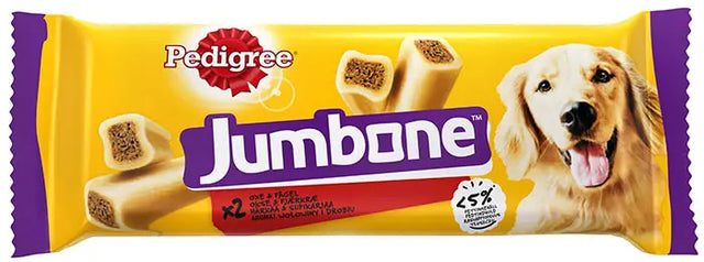 Jumbone Medium Okse 2 stk 180 g - Maxi Zoo Danmark